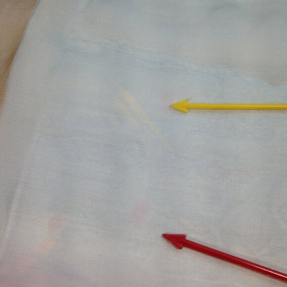 Lot 5 Vintage Handkerchiefs from the 50's handmade borders - Picture 5 of 13